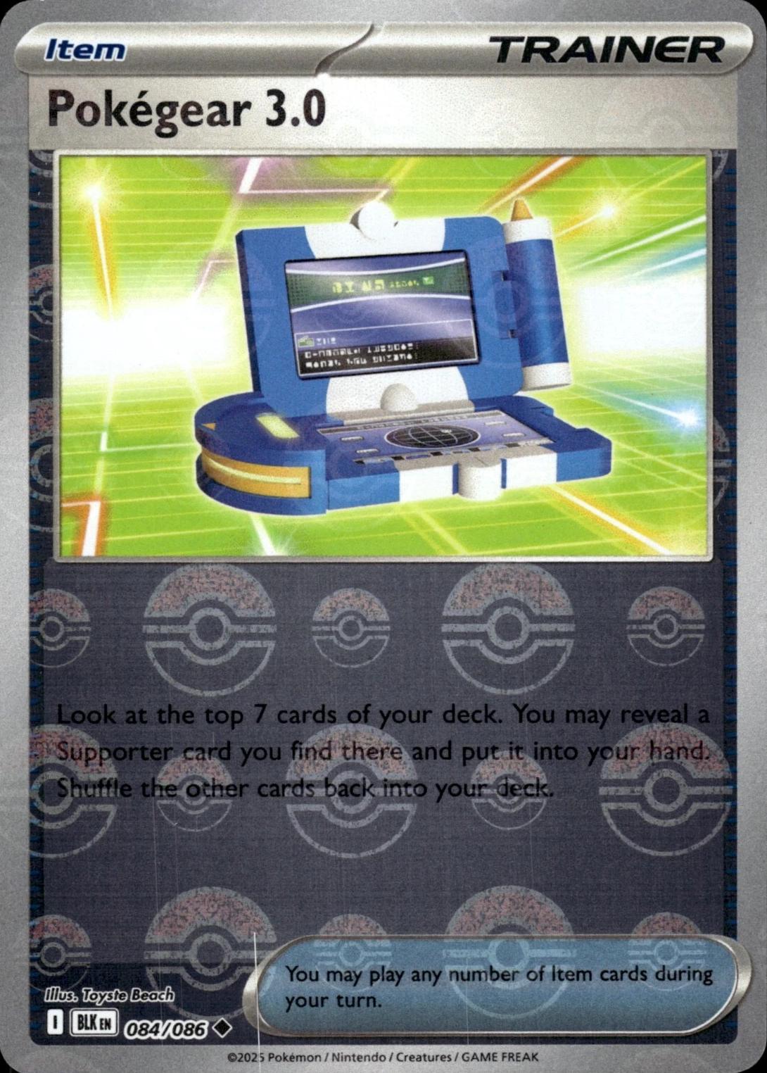 Black Bolt Pokegear 3.0 [Poke-Ball] Pokémon card